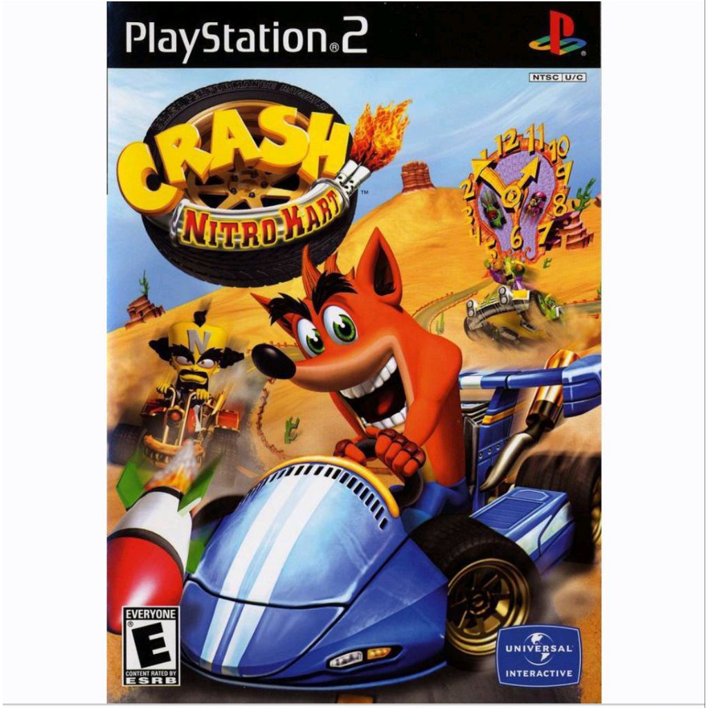 Kaset DVD Game Crash Nitro Kart - Kaset game ps 2 - Kaset game ps2 original - Kaset DVD Game ps2 - K