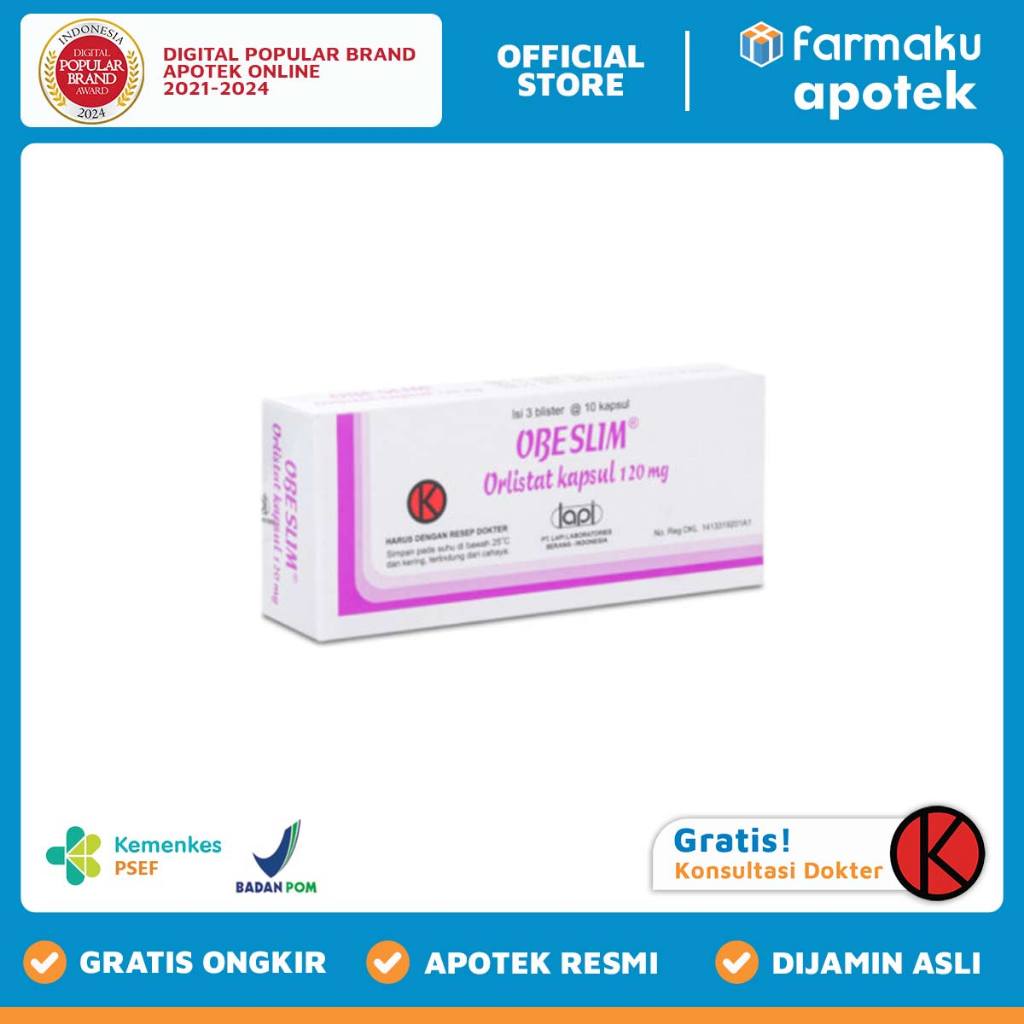 Obeslim Blister 10 kapsul - TMG