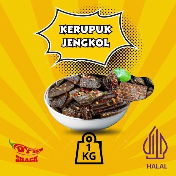 

krupuk jengkol /kerupuk jengkol /kripik jengkol/kerupuk asbes - cemilan kerpuk jengkol pedas 1 kg