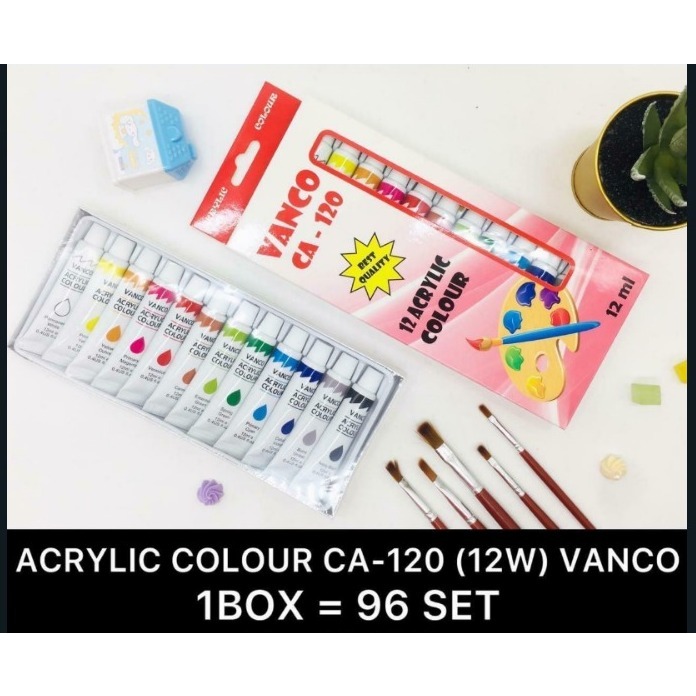 

Vanco Acrylic Colour CA-120 (12W) Set