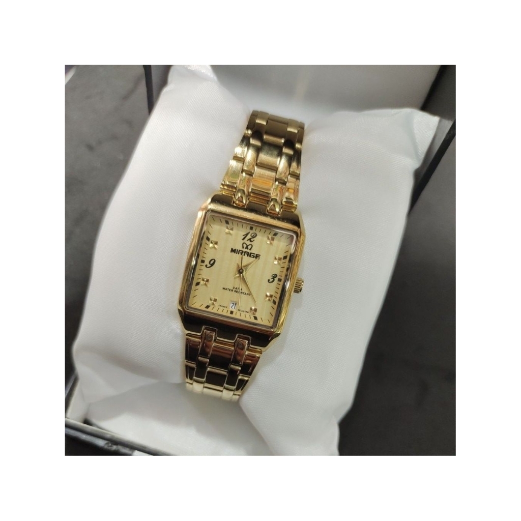 MIRAGE WANITA JAM TANGAN TAHAN AIR JAM KOTAK