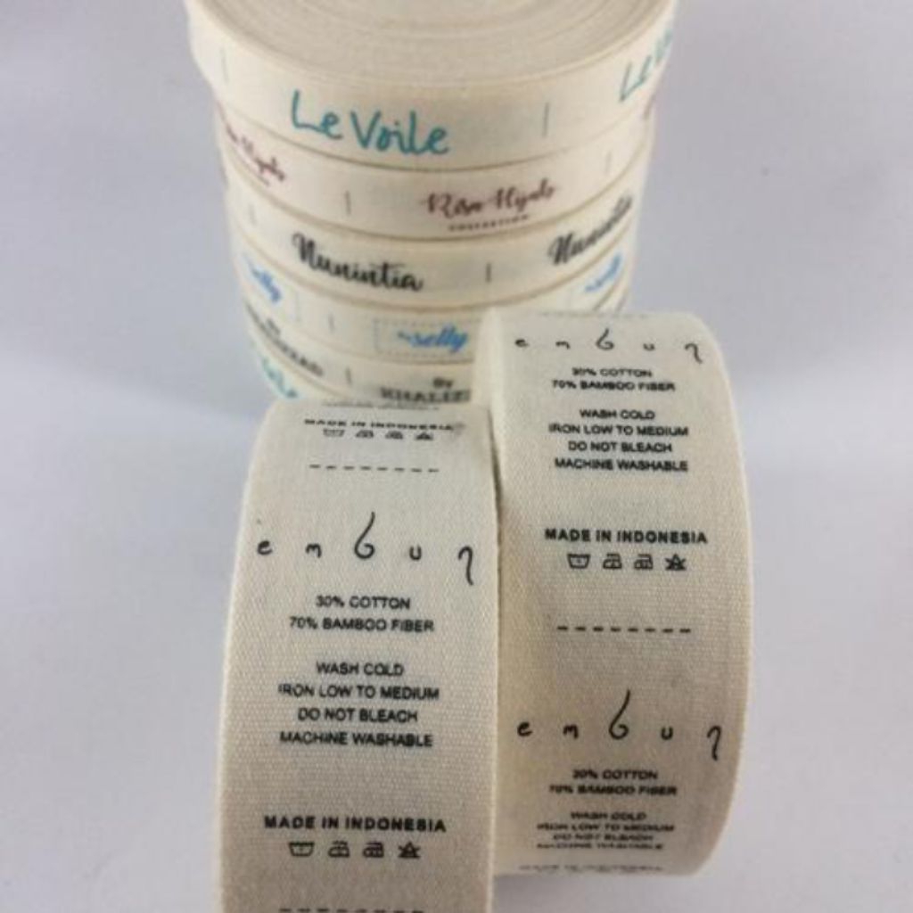 

Sablon label pita katun ukuran 3cm (free desain)