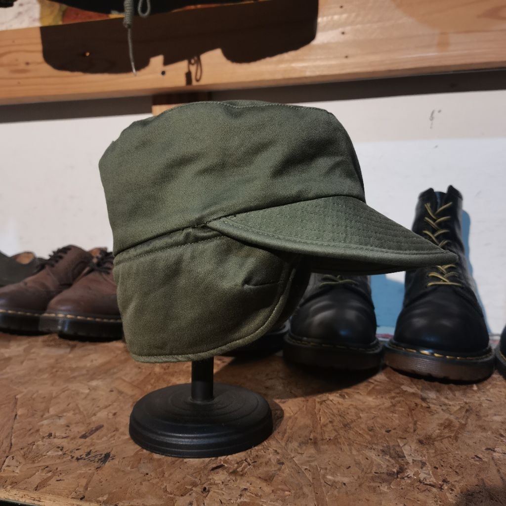 US Navy Intermediate Cold Weather Cap 1961 Vietnam War Dated (Patrol Cap) / us.navy cap issued vietn