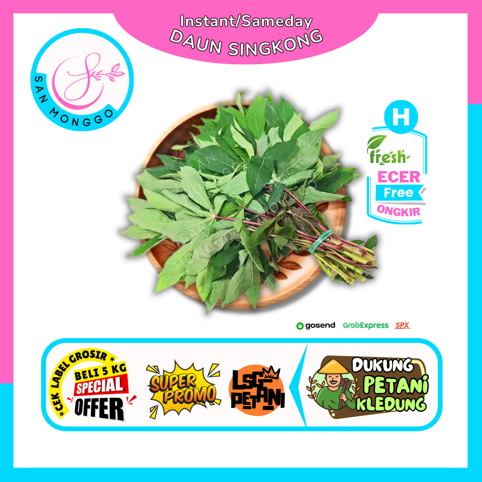 

Sanmonggoo // Daun Singkong -- Hasil Bumi Sindoro Sumbing Ecer (H)