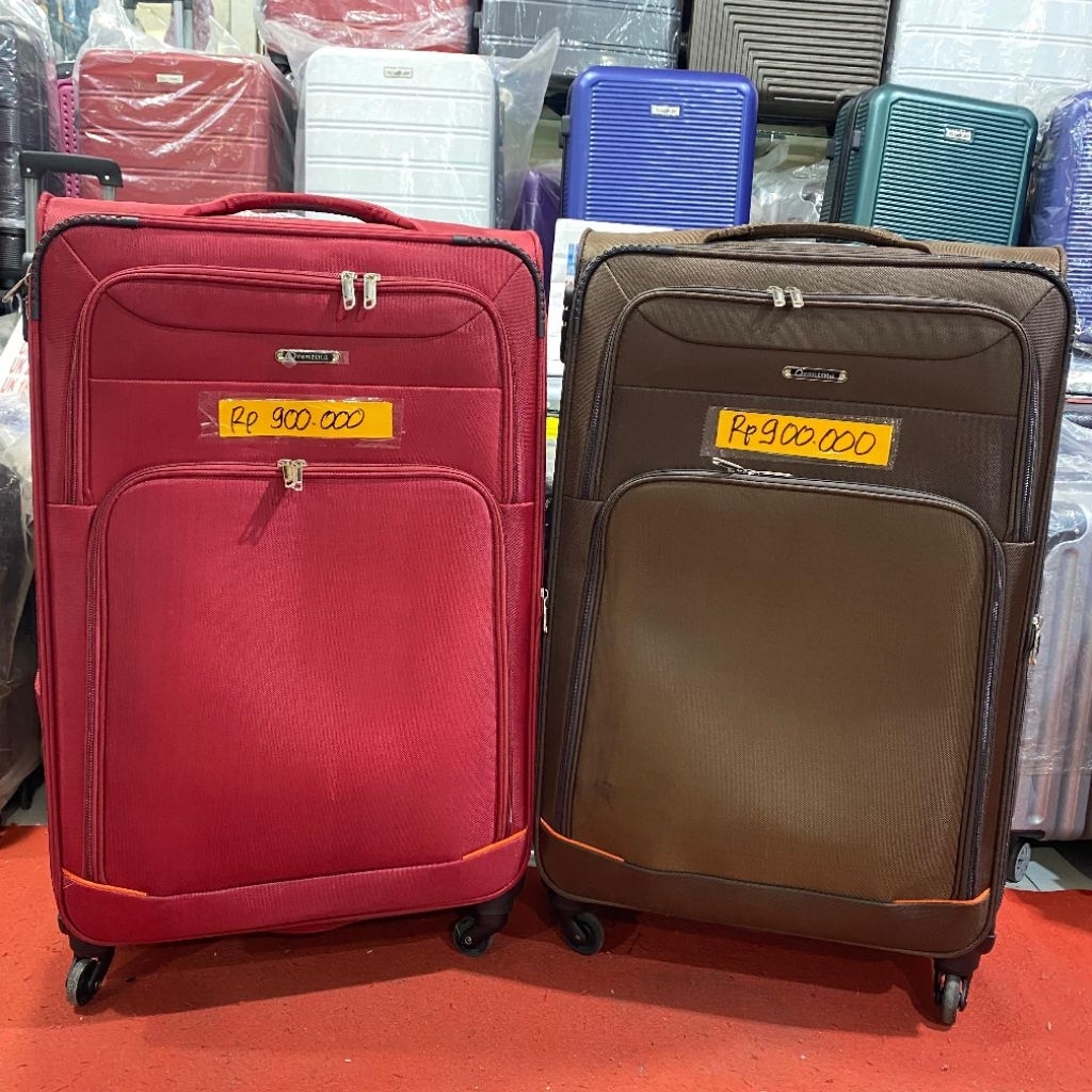 Promo Koper Kain Cuci Gudang Merk ORENTINA ukuran 20, 24 , dan 28 inci Tahan Banting Dan Roda 360 de