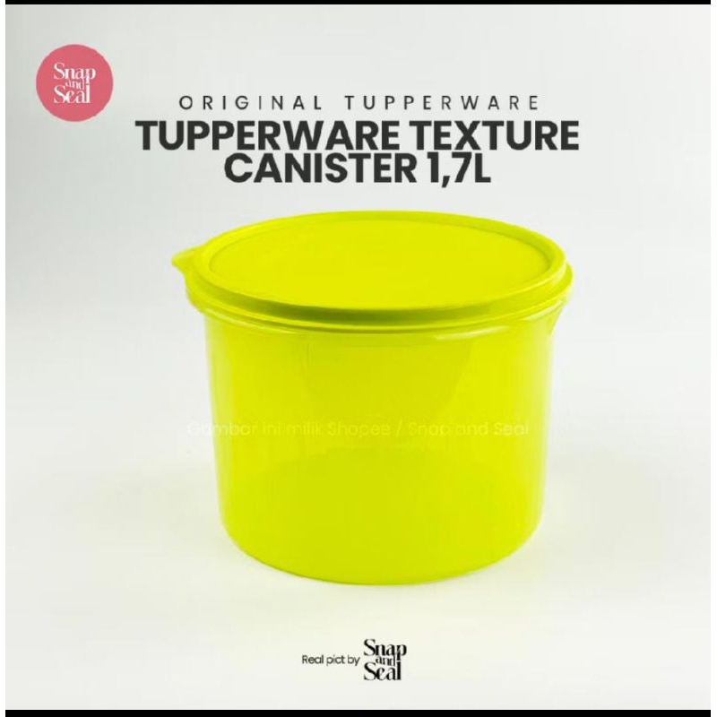 tupperware promo texture canister 1,7L