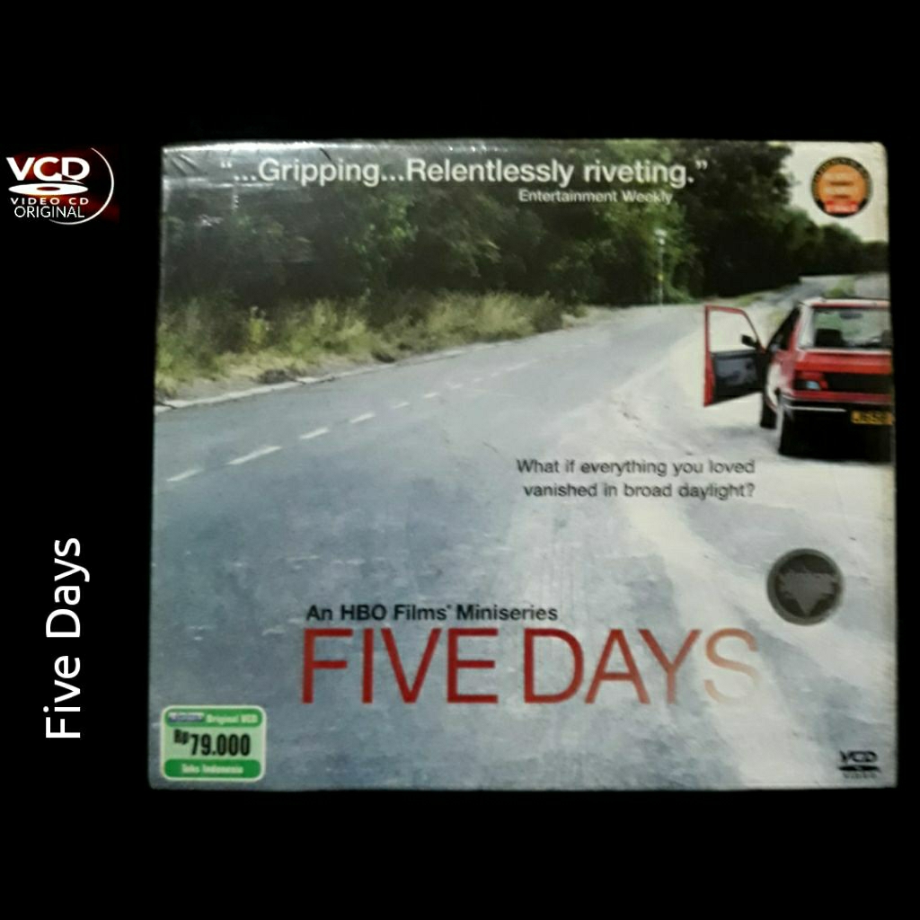 vcd film FIVE DAYS vcd original