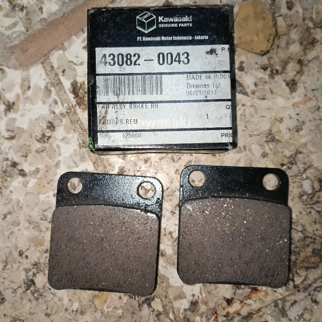 Kampas rem belakang KLX Kampas rem KLX Dispet belakang KLX Discpad KLX Discpad belakang KLX 43082-00
