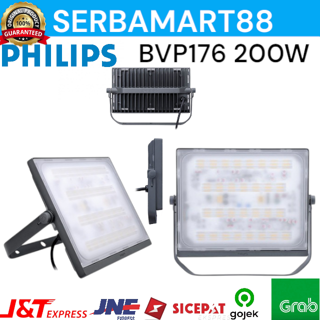 LAMPU SOROT LED PHILIPS BVP 176 200 WATT 5700K C WHITE- PHILIPS BVP176 200W