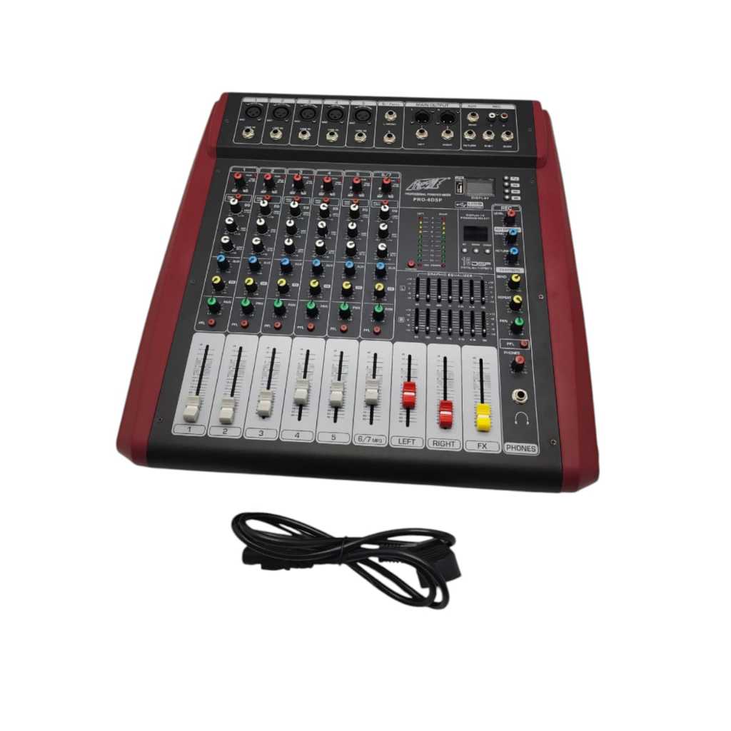 AUTO NET PROFESSIONAL 6 CHANNEL POWER MIXER / POWERED MIXER 6CH PEWIE PRO DSP-O