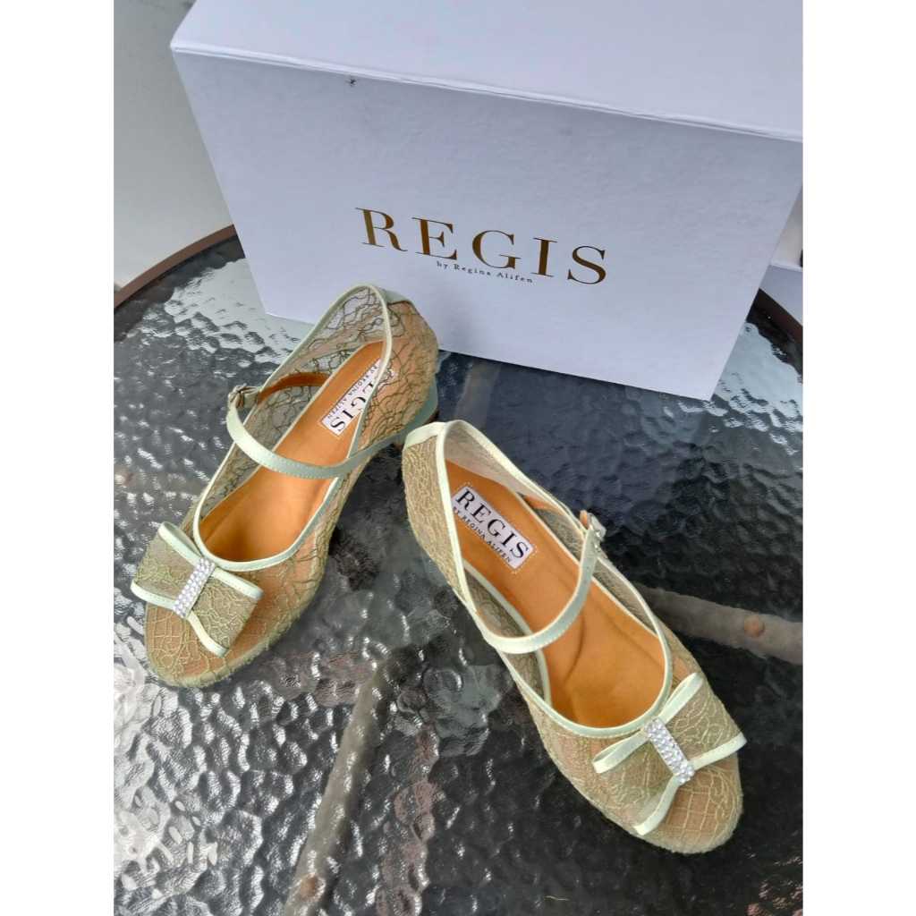 Exclusive Design by REGIS Bridal Shoes Light Green