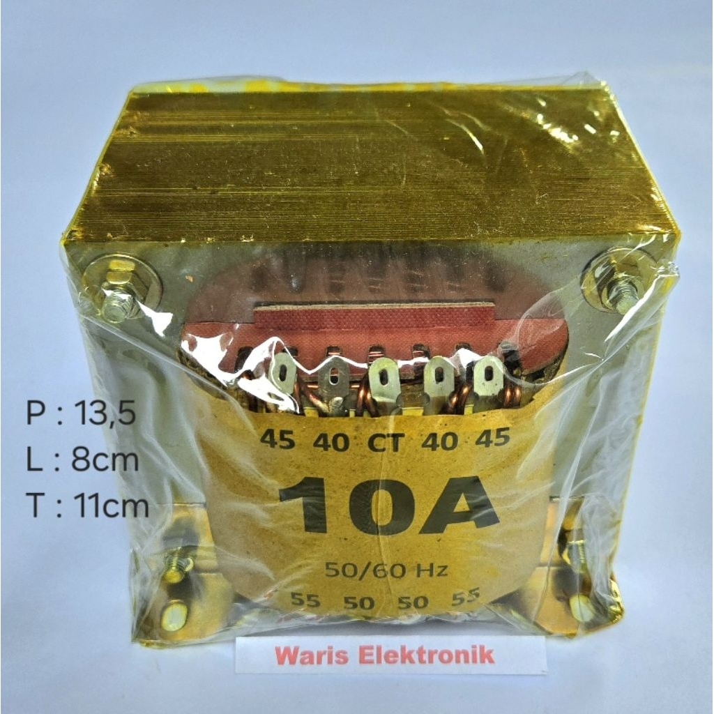 Trafo 10A CT Murni RM Big Edition 55V