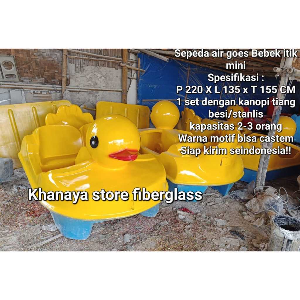 Sepeda bebek itik air kuning/Perahu bebek itik mini/Bebek gowes terbaru