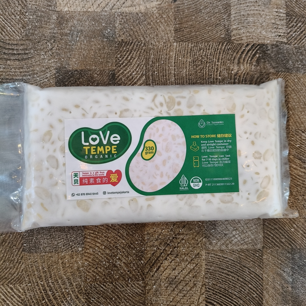 

Love Tempe 330/ 450 gram - Halal Organik Non-GMO Premium