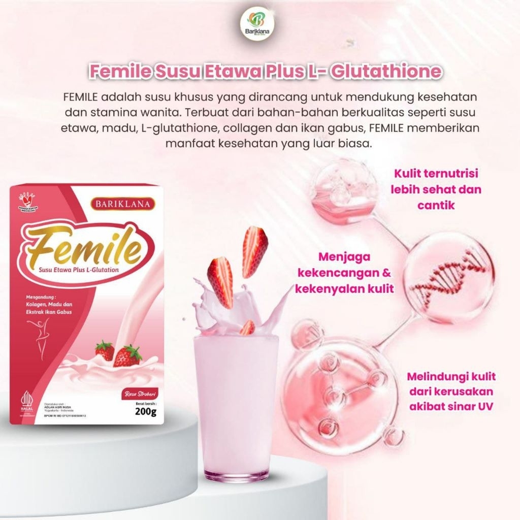 

susu etawa femile plus L-Glutathione