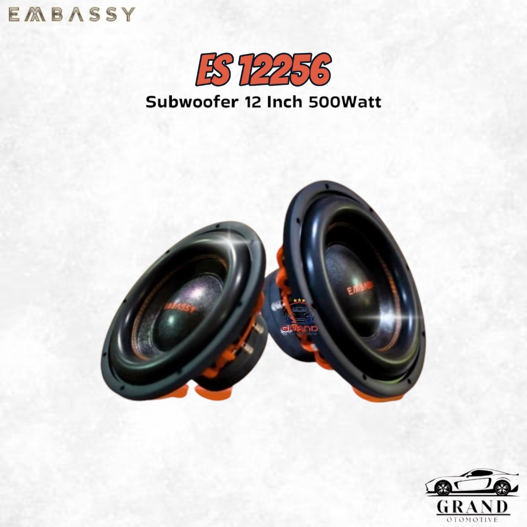 SUBWOOFER EMBASSY 12INCH EM 12256 DOUBLE MAGNET BESAR