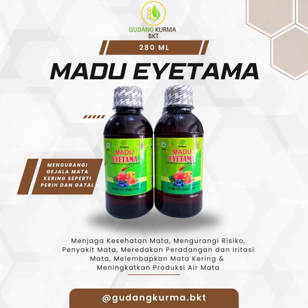 

MADU EYETAMA 200ML | MENJAGA KESEHATAN MATA