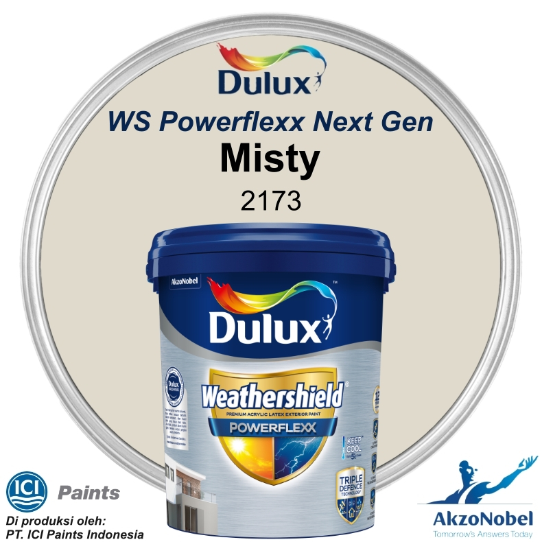 CAT DULUX WEATHERSHIELD POWERFLEXX 20 LT - MISTY 2173