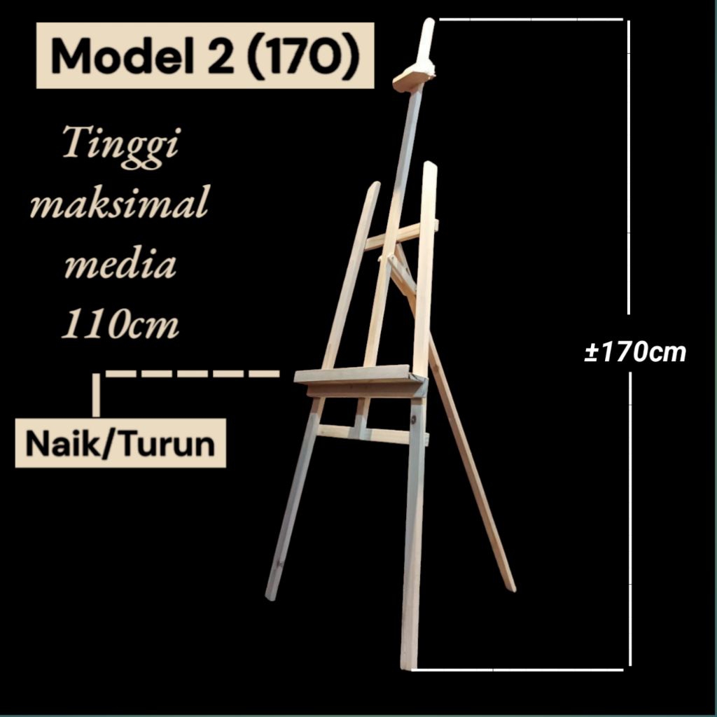 

Standing foto 170cm NAIK/TURUN DR. EASEL