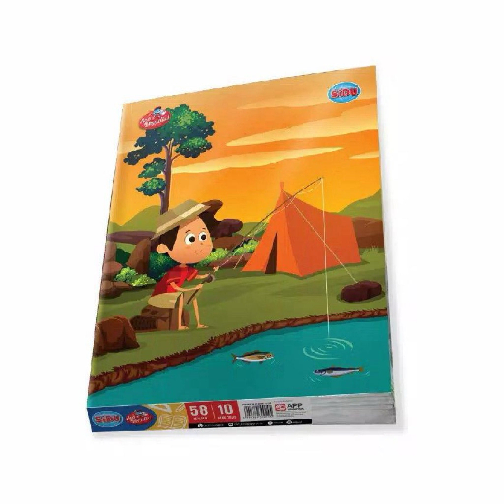 

Buku Tulis SIDU Isi 58 Lembar (1 Pack Isi 10 Buku) RB9