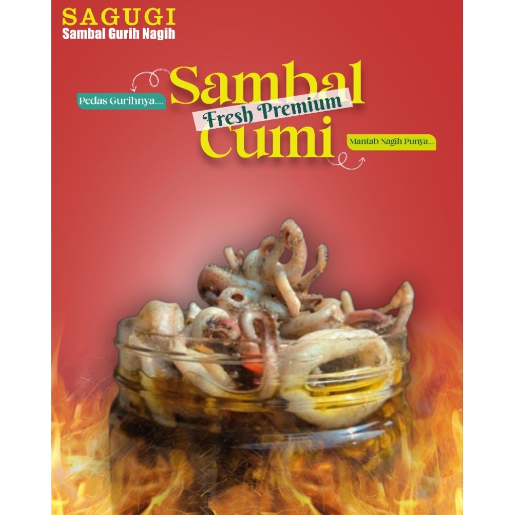 

Sambal Cumi (SAGUGI) Fresh PREMIUM