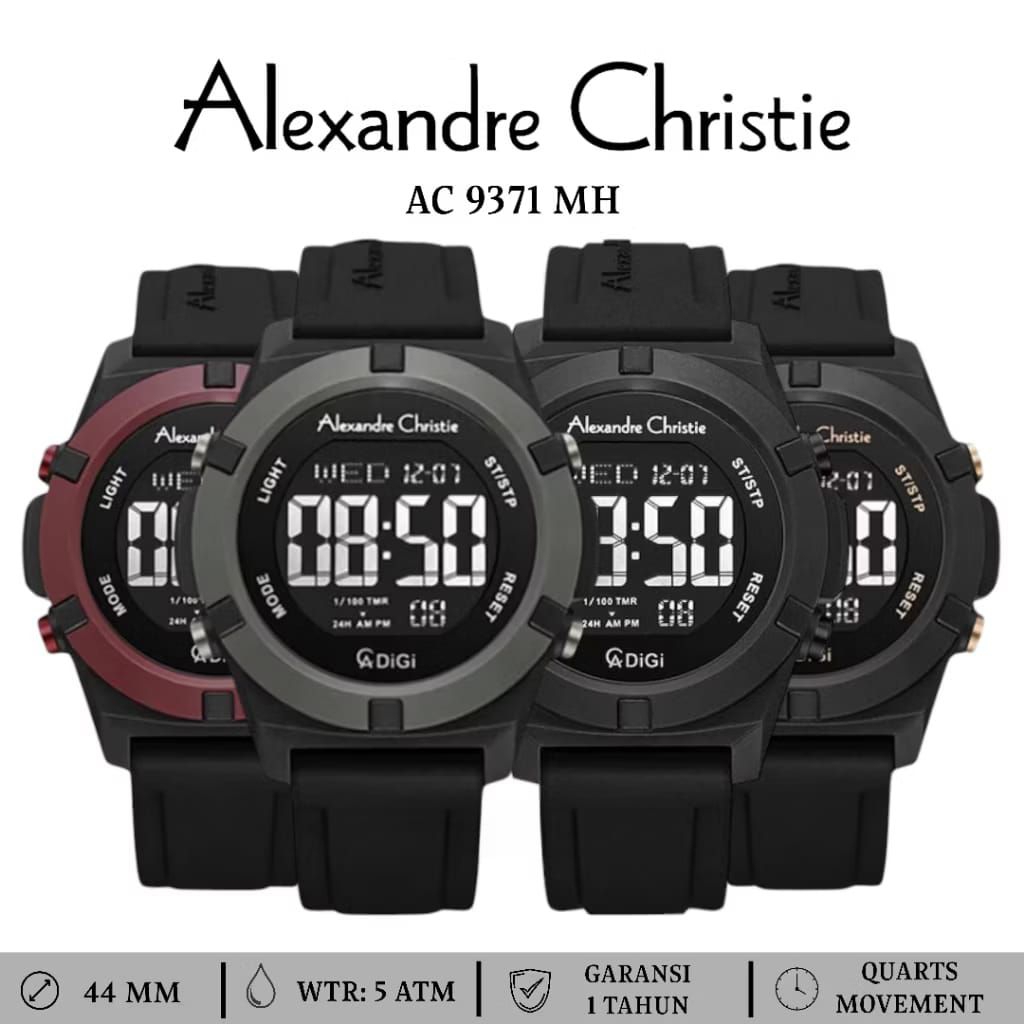 Jam Tangan Pria Alexandre Christie AC9373 AC 9373 / AC 9367 / AC 9364 / AC 9371 / AC 9388 Digital Co
