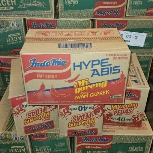 

ED 11.25 CTN 40S - MI INDOMIE AYAM GEPREK / HYPE ABIS MIE GORENG