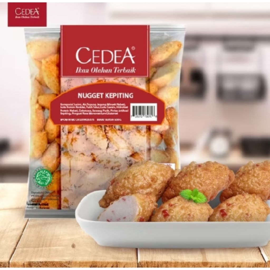 

CEDEA NUGGET KEPITING 500GRAM HALAL BERKUALITAS
