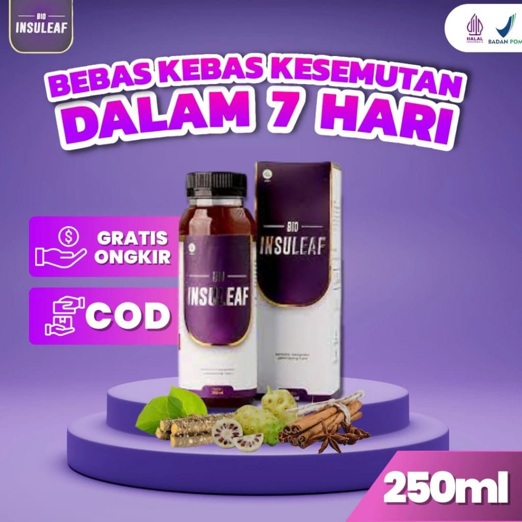 

BEST SELLER BIO INSULEAF HERBAL KENCING MANIS ORIGINAL