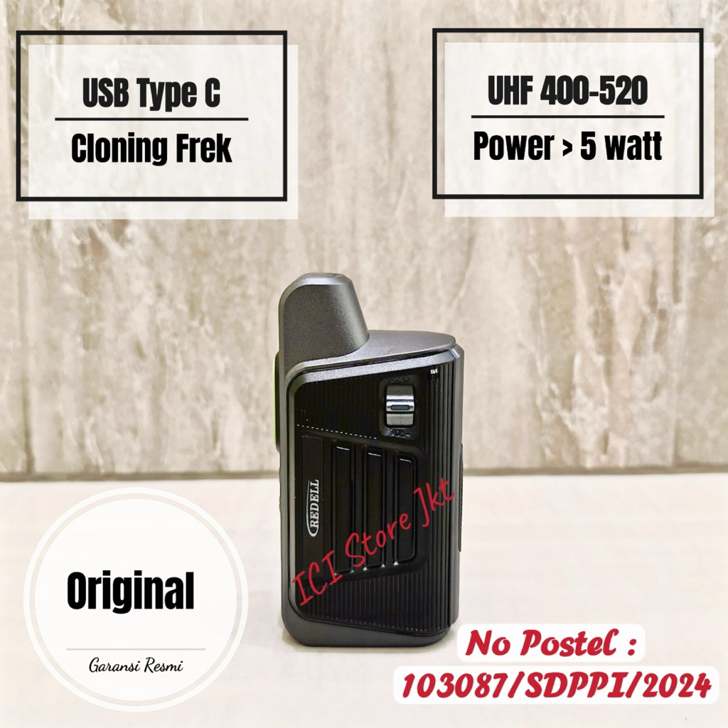 Ht Redell R 33 / Redell R33 / HT Mini Redell Garansi dan Ijin Postel