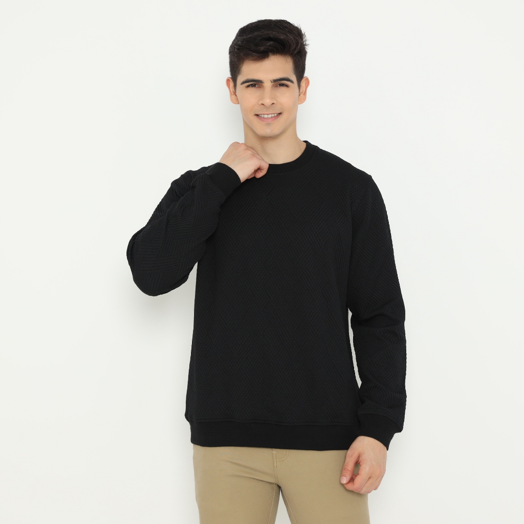izzue sweater L/S leon - hitam