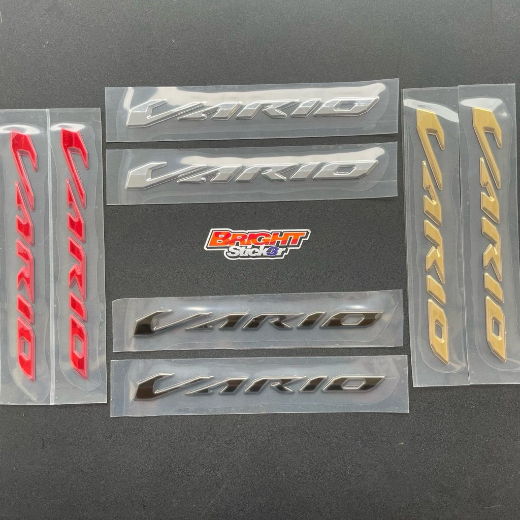 Emblem Vario 125 150 New Old Original Set kanan Kiri
