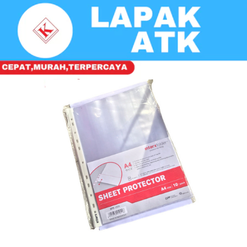 

Sheet protector A4 / PP pocket A4 interX (isi 10) ++