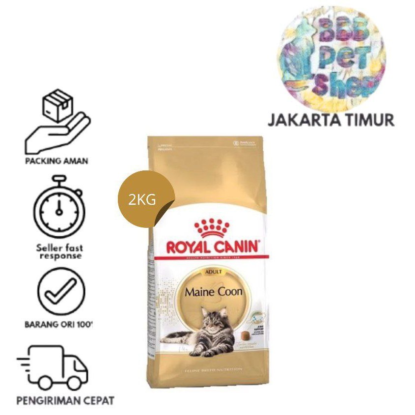 ROYAL CANIN MAINE COON ADULT - MAKANAN KUCING DEWASA MAINE COON-2KG
