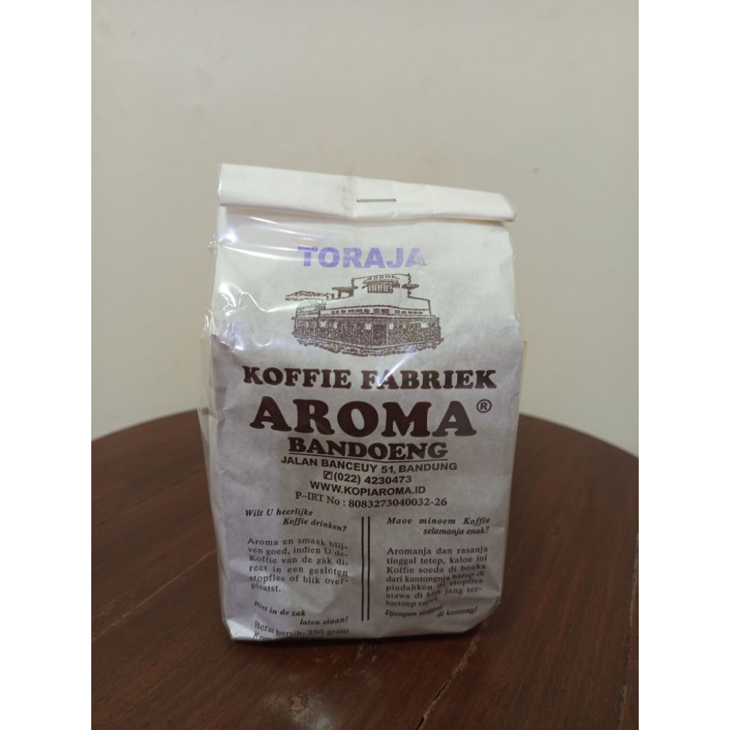 

Kopi Aroma Banceuy Varian Toraja 250 gram