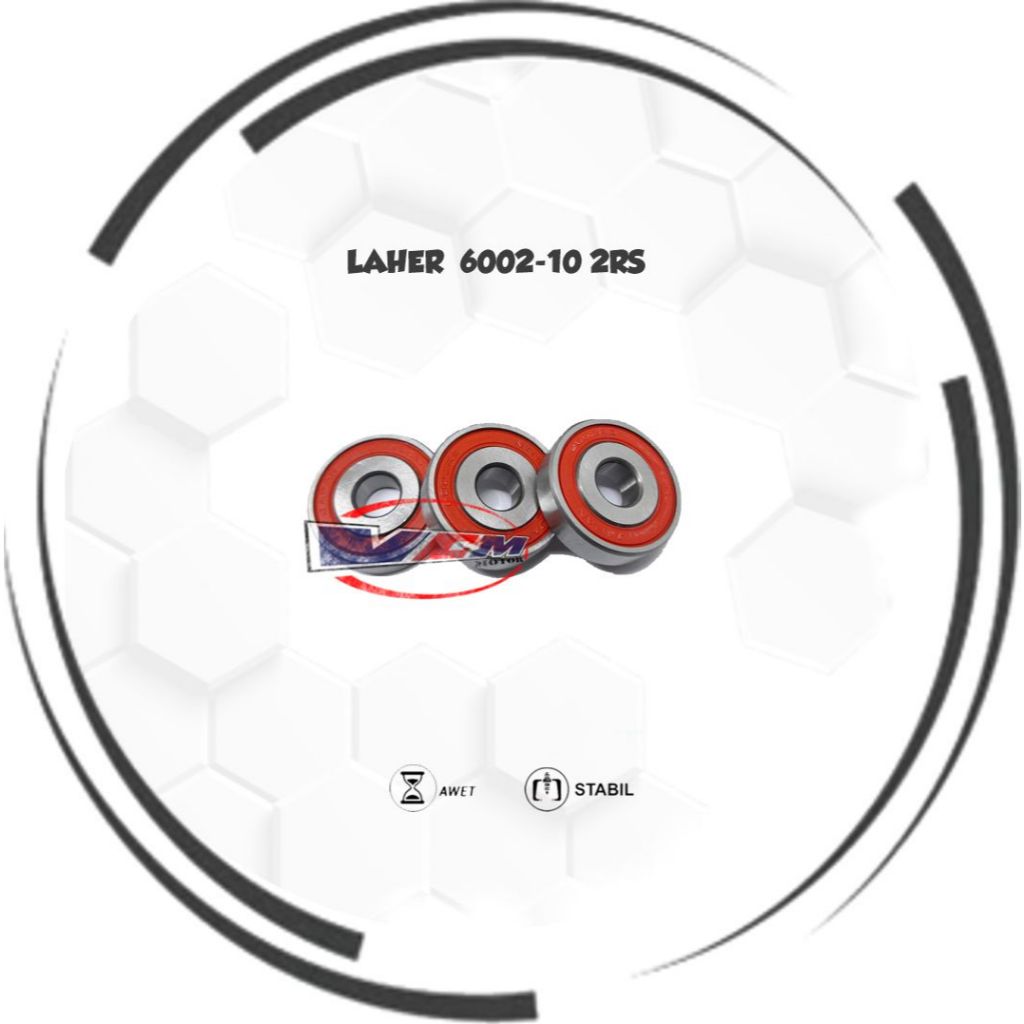Laher / Bearing 6002-10 2RS & Laher Puli CVT Vario & Beat