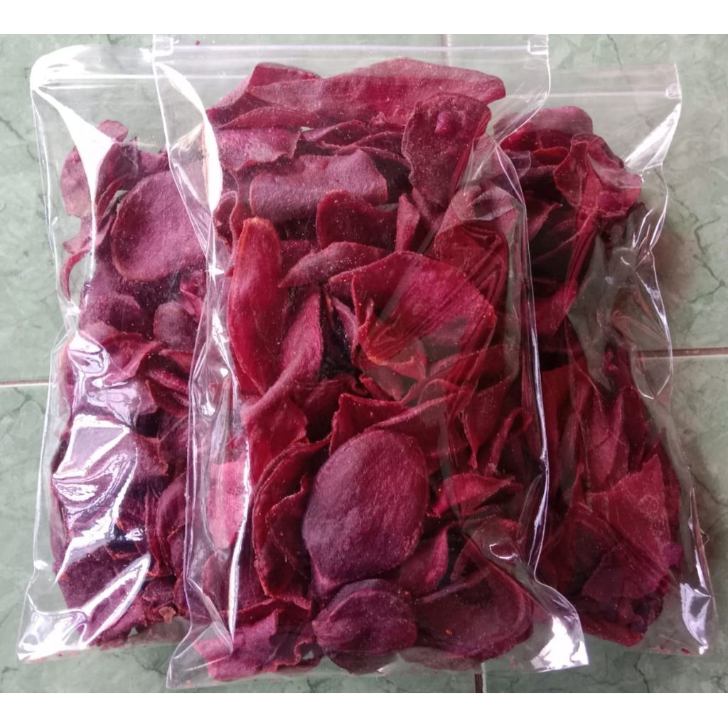 

Keripik Mamak (Keripik Ubi Ungu Gurih Asin)