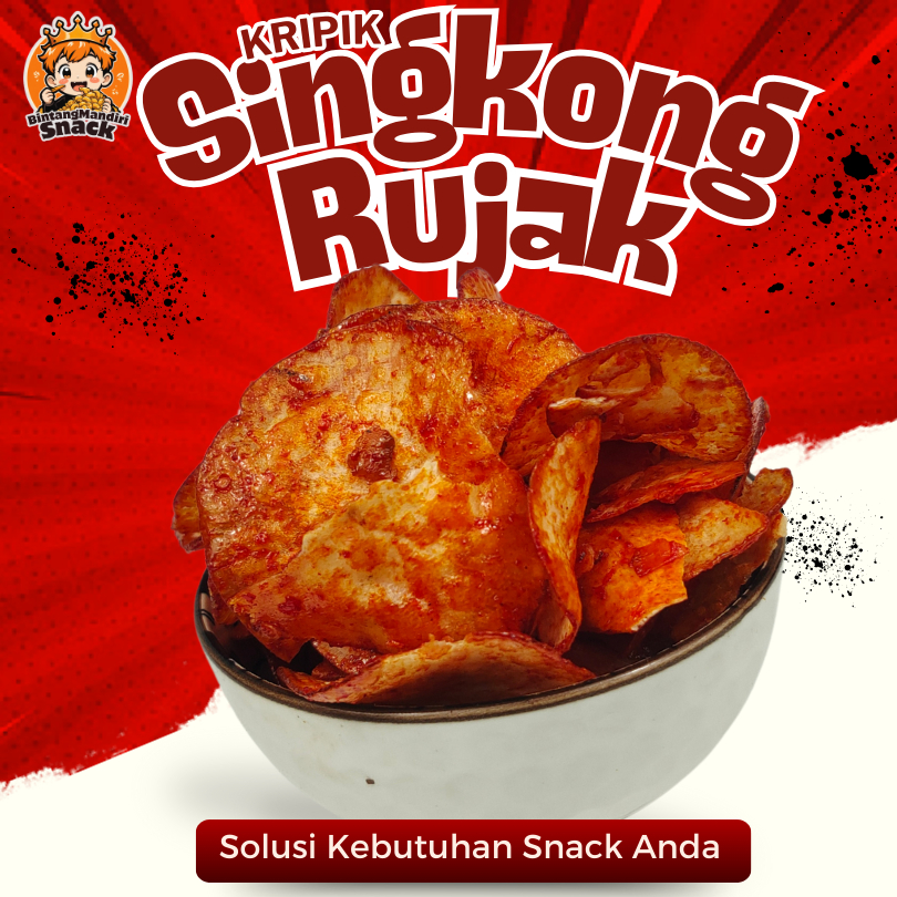 

Keripik Singkong Rujak Mutiara Abadi Bumbu Pedas Manis 120gr Snack Kiloan Cemilan Murah Jajan Kiloan Camilan Bimand.Snack