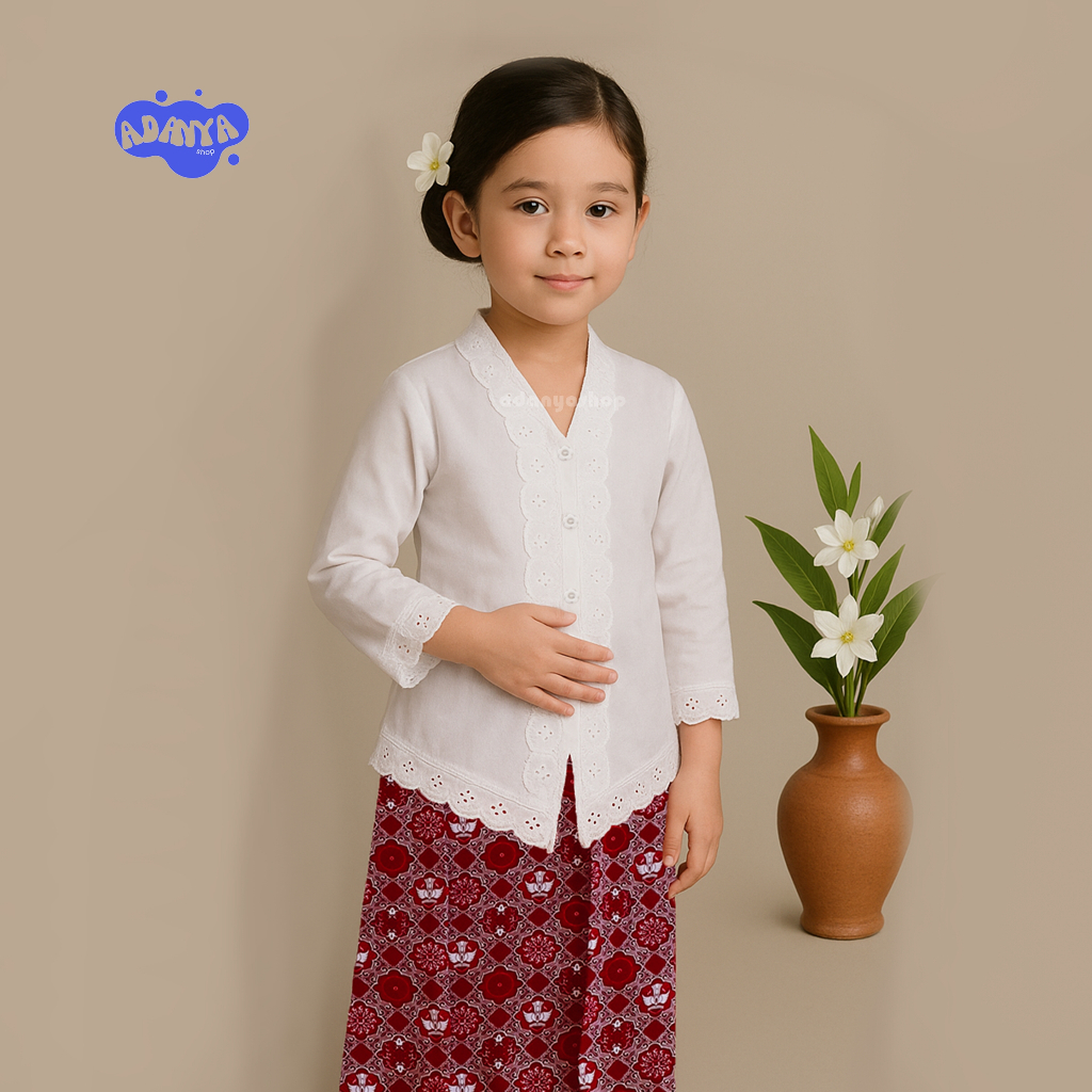 Kebaya Sekolah Anak Perempuan | Baju Kebaya Adat