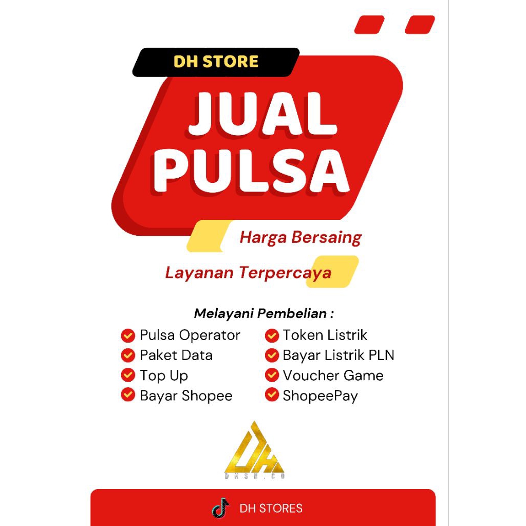 PULSA ALL OPERATOR, TOKEN LISTRIK, TAGIHAN LISTRIK DLL