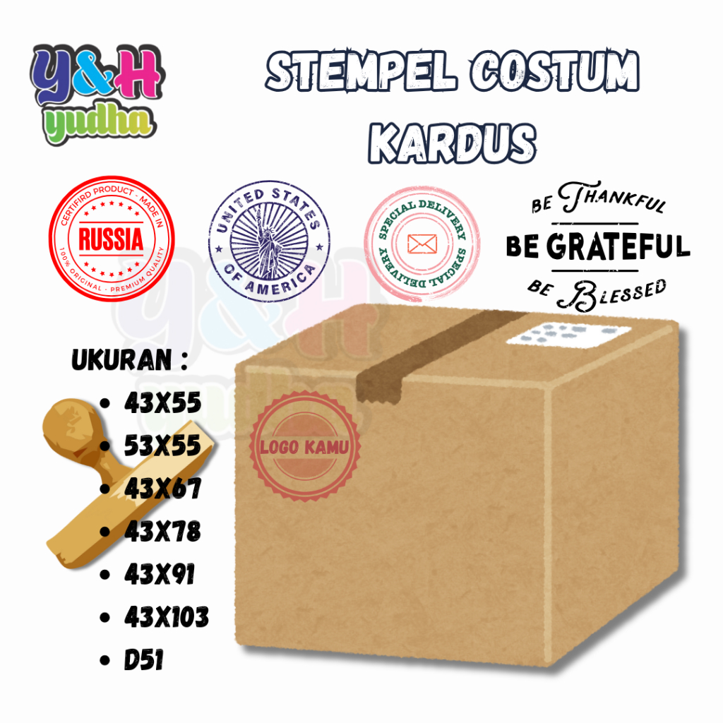 

Cetak Costum Stempel Kardus Stempel Jumbo Yudha Grafika