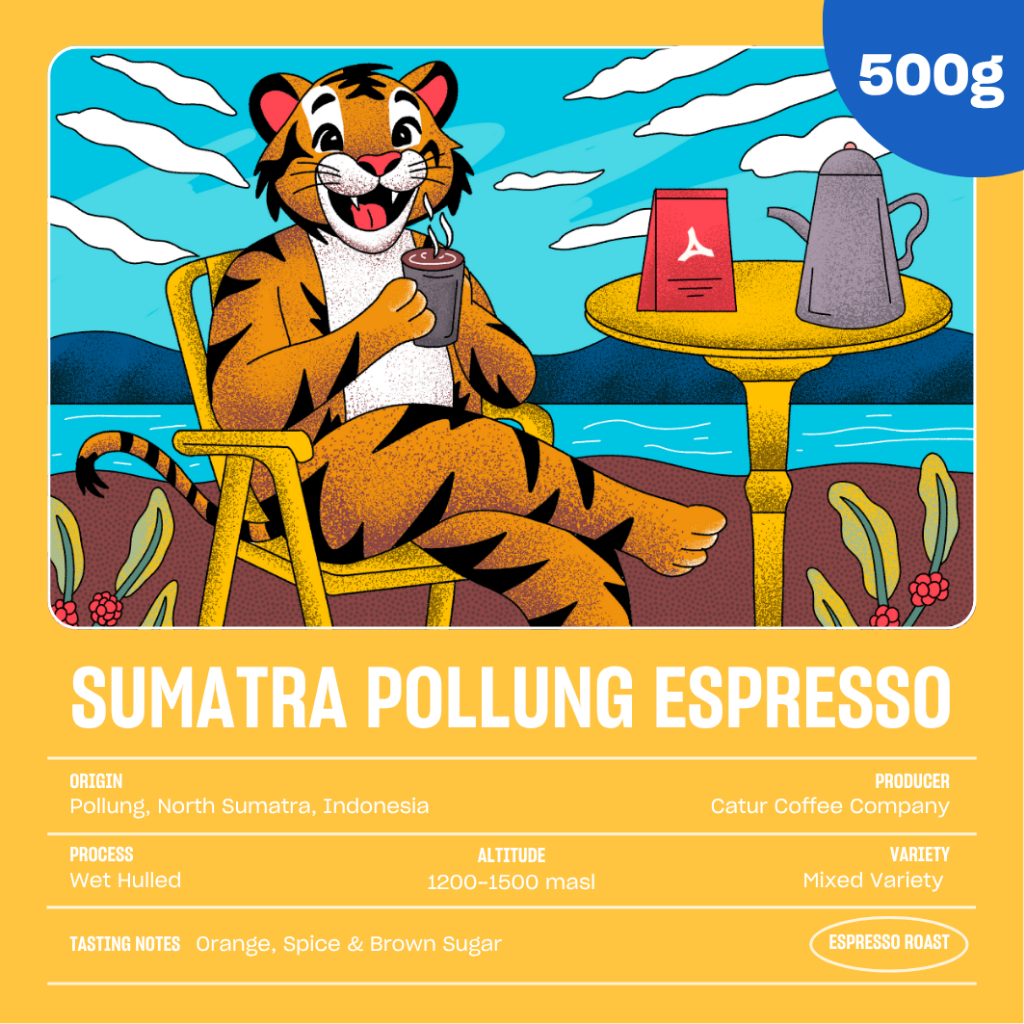 

Kopi Arabica Sumatra Pollung Espresso (500gr) - Best For Espresso