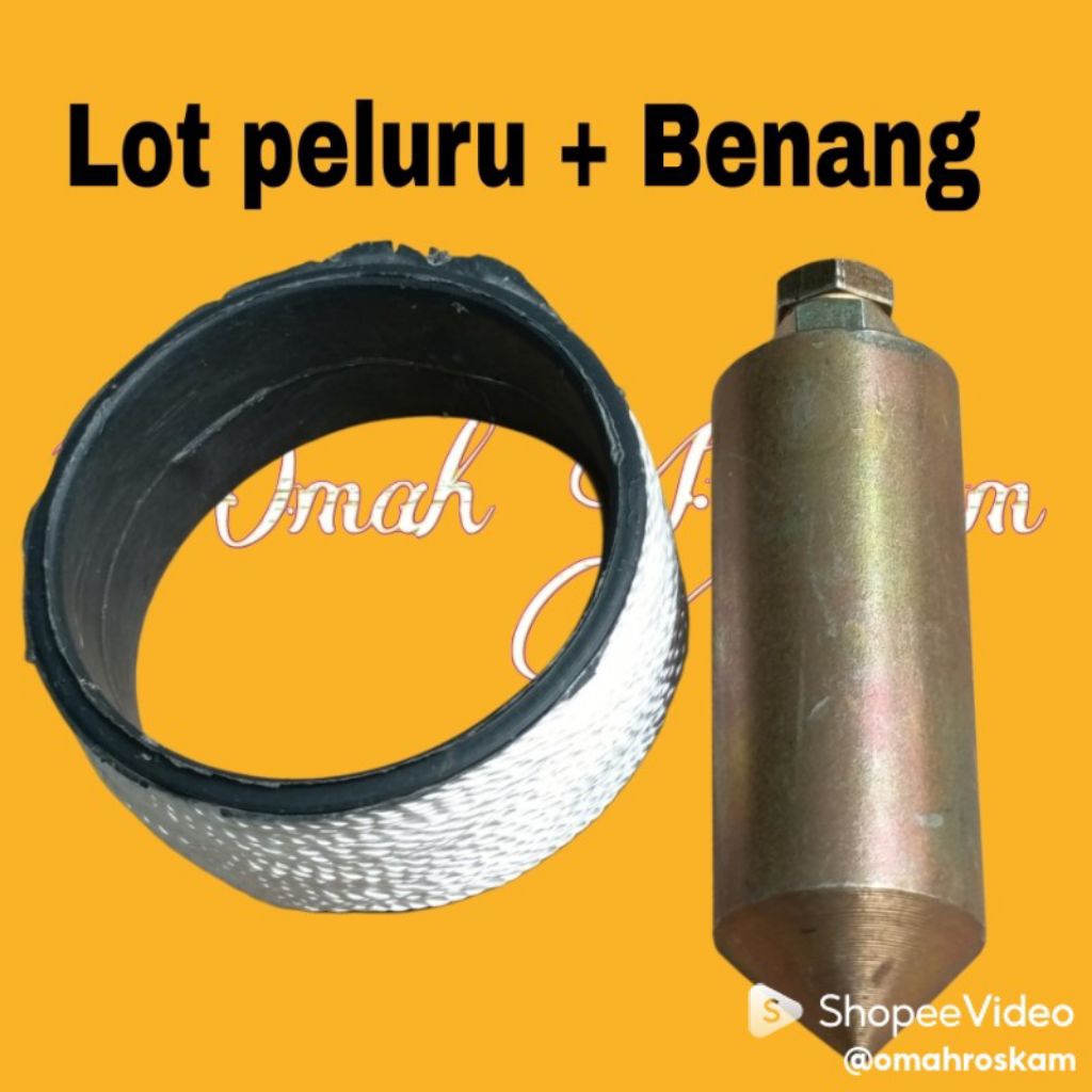 

Lot tukang 400 Bandul tukang model peluru dan benand