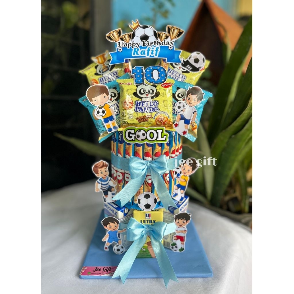 

Tower snack karakter Doraemon/cake snack ulang tahun/snack ultah/hadiah/gif/hampers