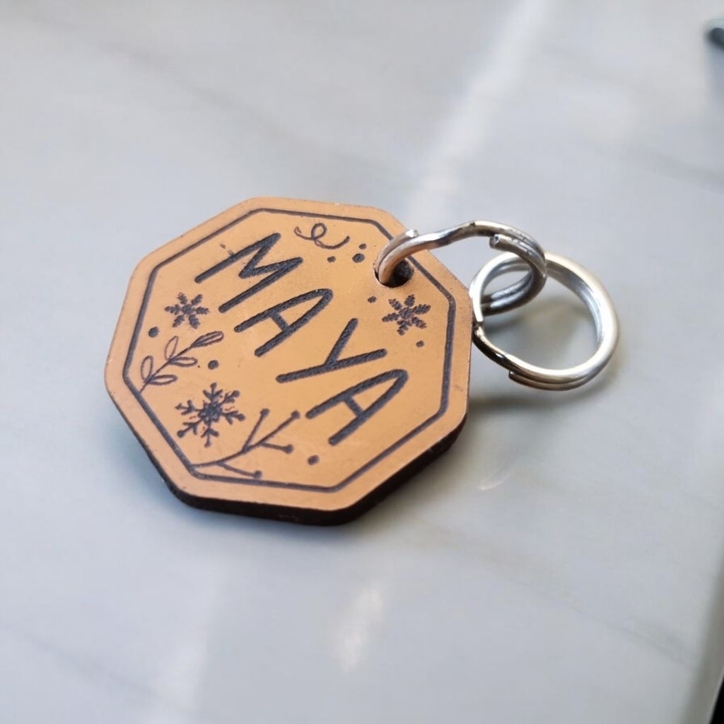 Liontin Nama Anjing Tag  Hewan Peliharaan custom nama