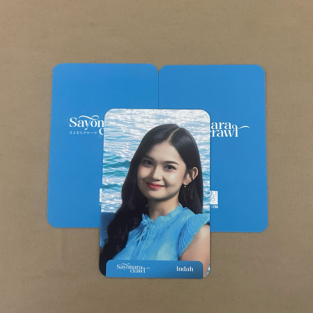 Photocard Indah JKT48 Sayonara Crawl