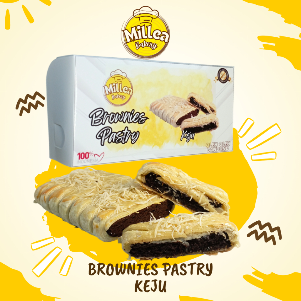 

BROWNIES PASTRY KEJU MILLEA BAKERY
