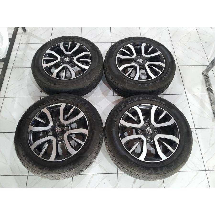 Velg Mobil Bekas Std Ori S-Presso Ring 14 Lebar 5 Et45 Pcd 4x100 Ban Fuelsmart 165/70 R14