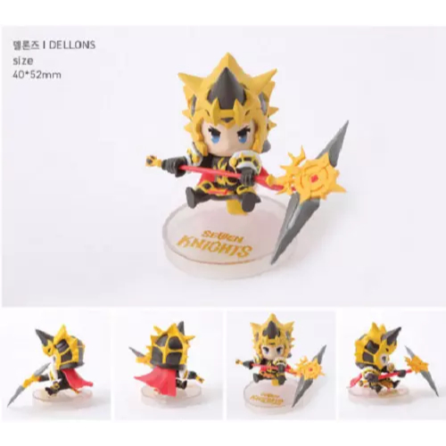Action Figure Mini Dellons Seven Knights / 7 Knights Original Korea