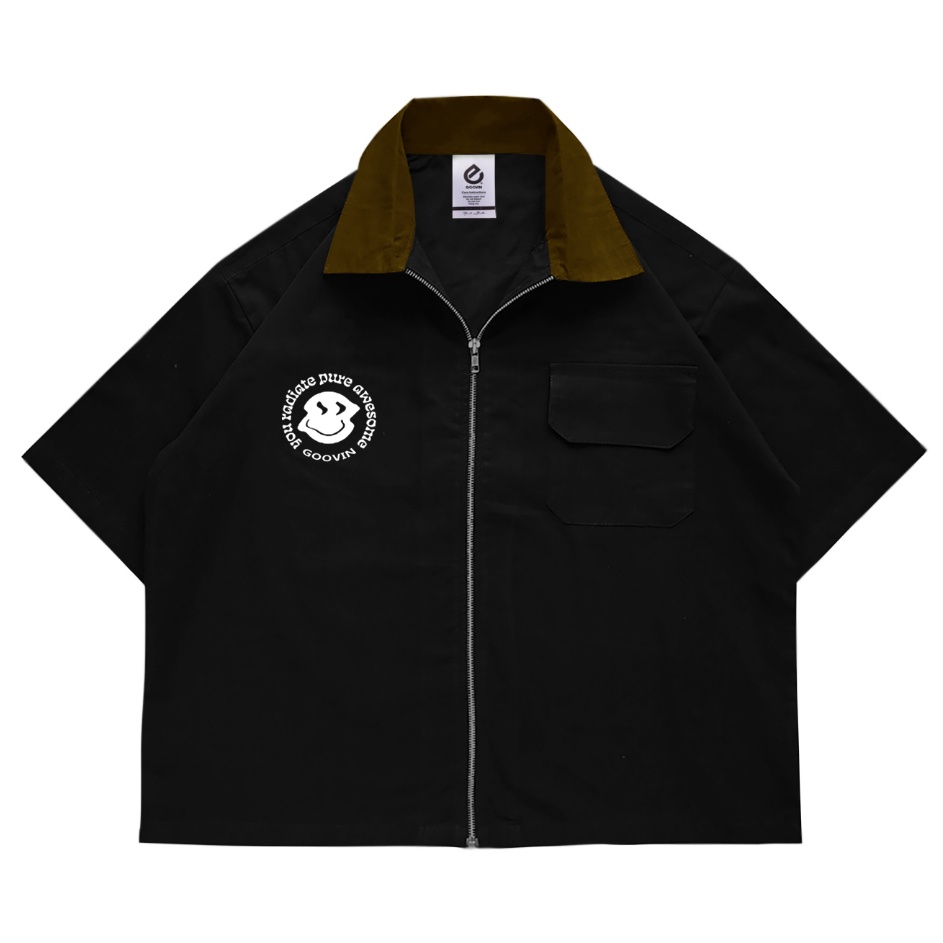 Shirt Boxy Workshirt Goovin  Work Shirt  Boxy Fit Flow Special